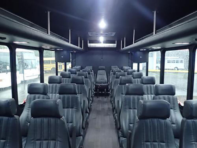 VIP Shuttle Bus interior